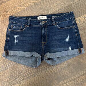 DL1961 Cuffed Denim Renee Shorts - Size 26